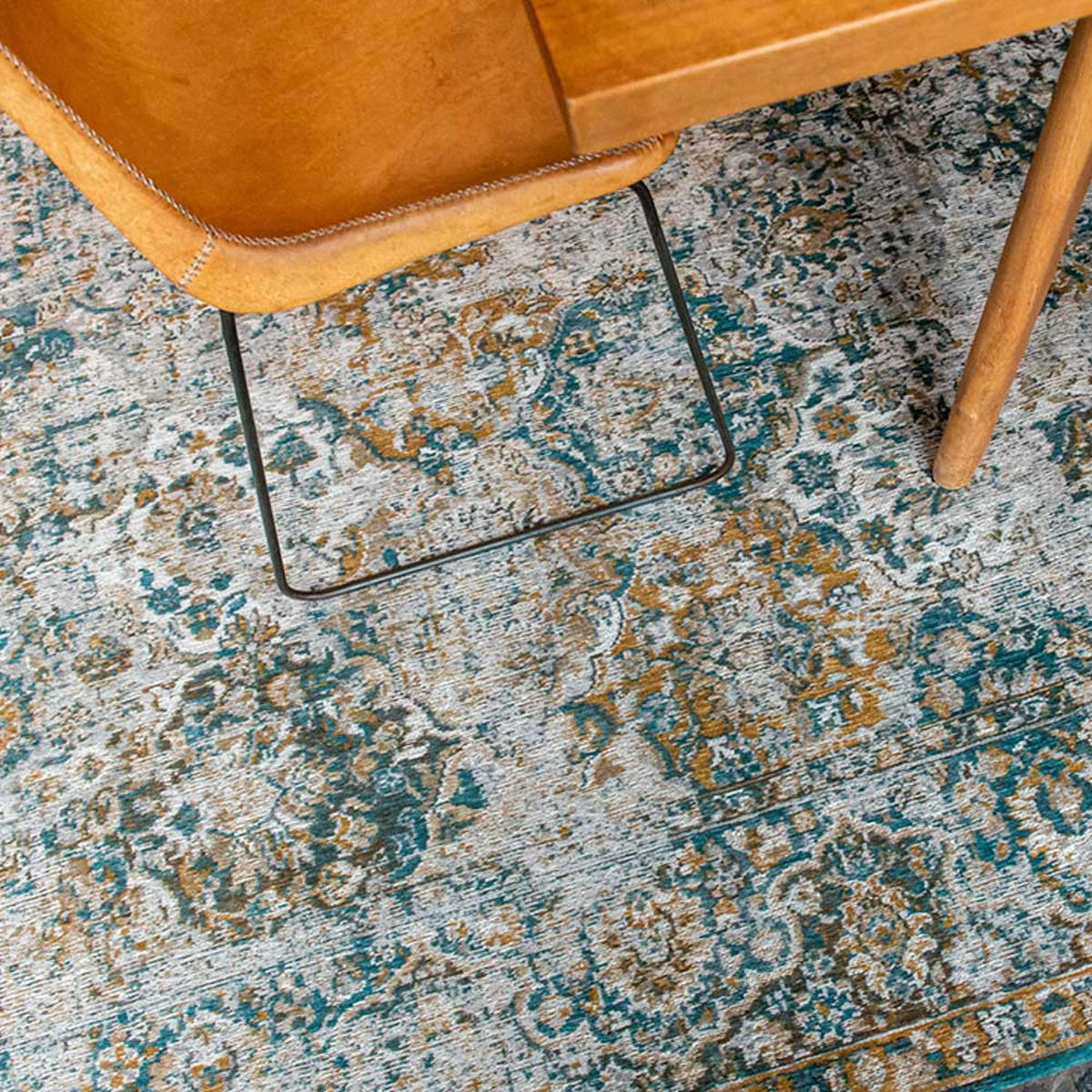 TEPPICH Fener Antiquarian Bakhtiari 240/340 cm - Multicolor, Kunststoff/Textil (240/340cm) - Louis De Poortere