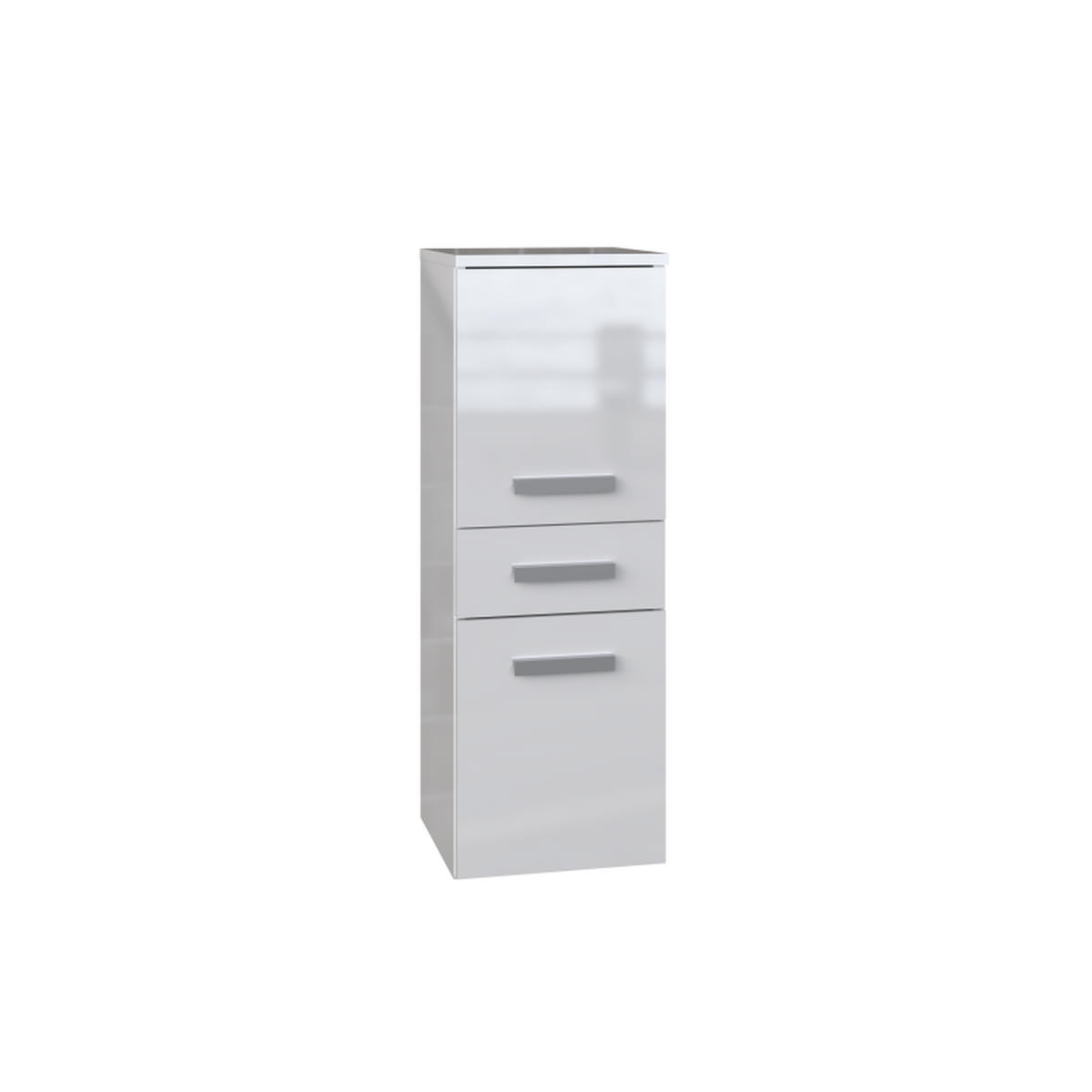 KOUPELNOVÁ SKŘÍŇKA Bílá, lesklá bílá 30/85/30 - bílá, kompozitní dřevo (30/85/30cm) - RAUMHIRSCH FURNITURE