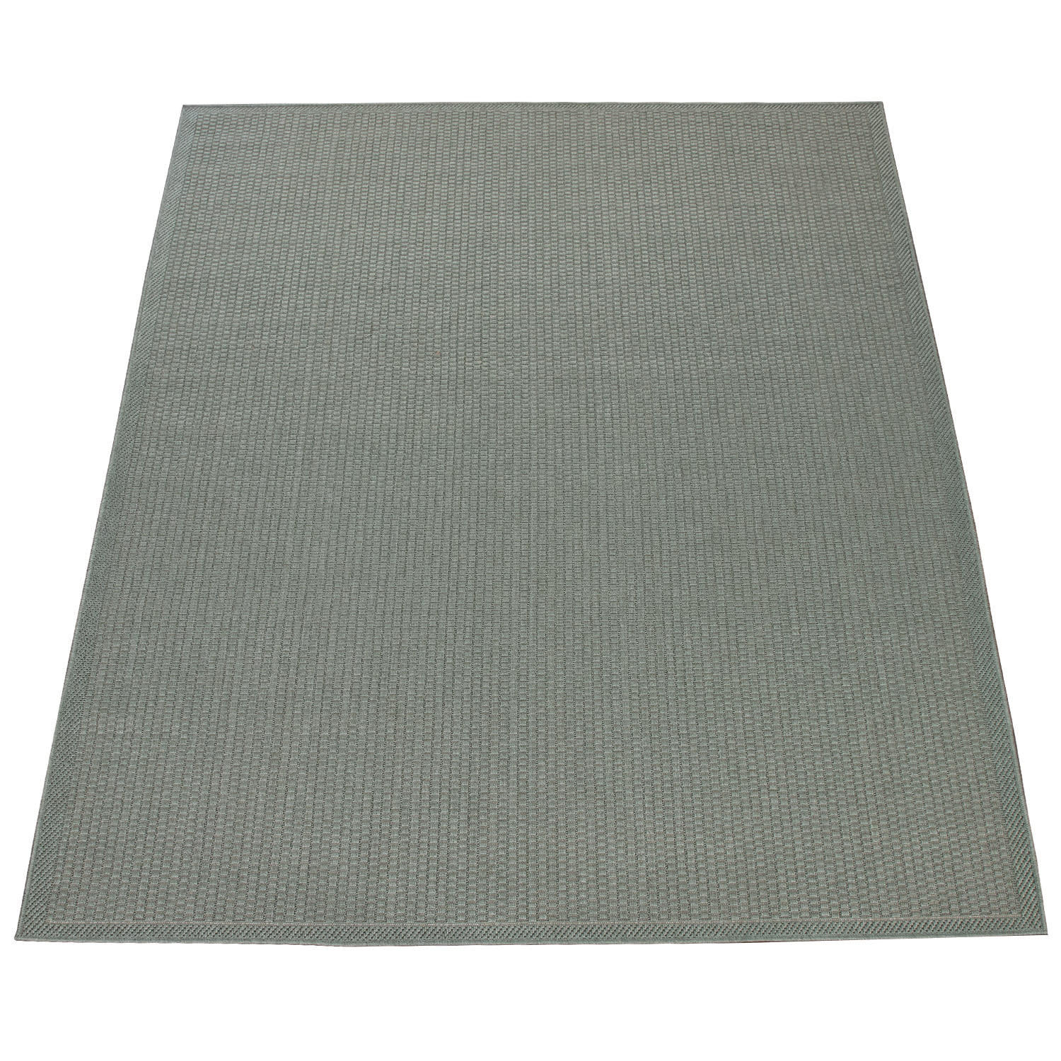 OUTDOOR Teppich Natur Balkon, Terrasse schmutzabweisend Grün Rechteckig 120x160 - Grün, Textil (120/160cm) - KADIMA DESIGN