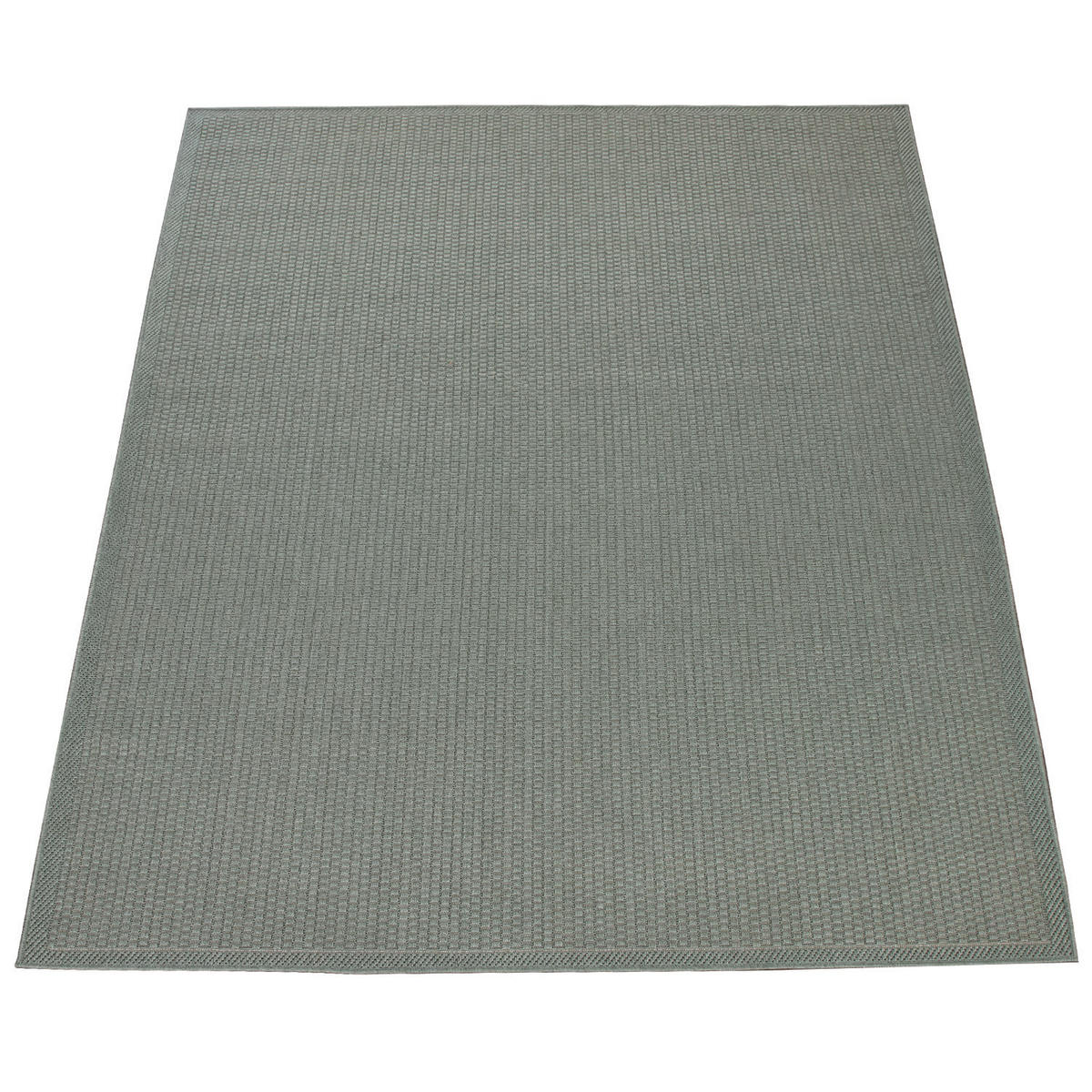 OUTDOOR Teppich Natur Balkon, Terrasse schmutzabweisend Grün Rechteckig 120x160 - Grün, Textil (120/160cm) - KADIMA DESIGN