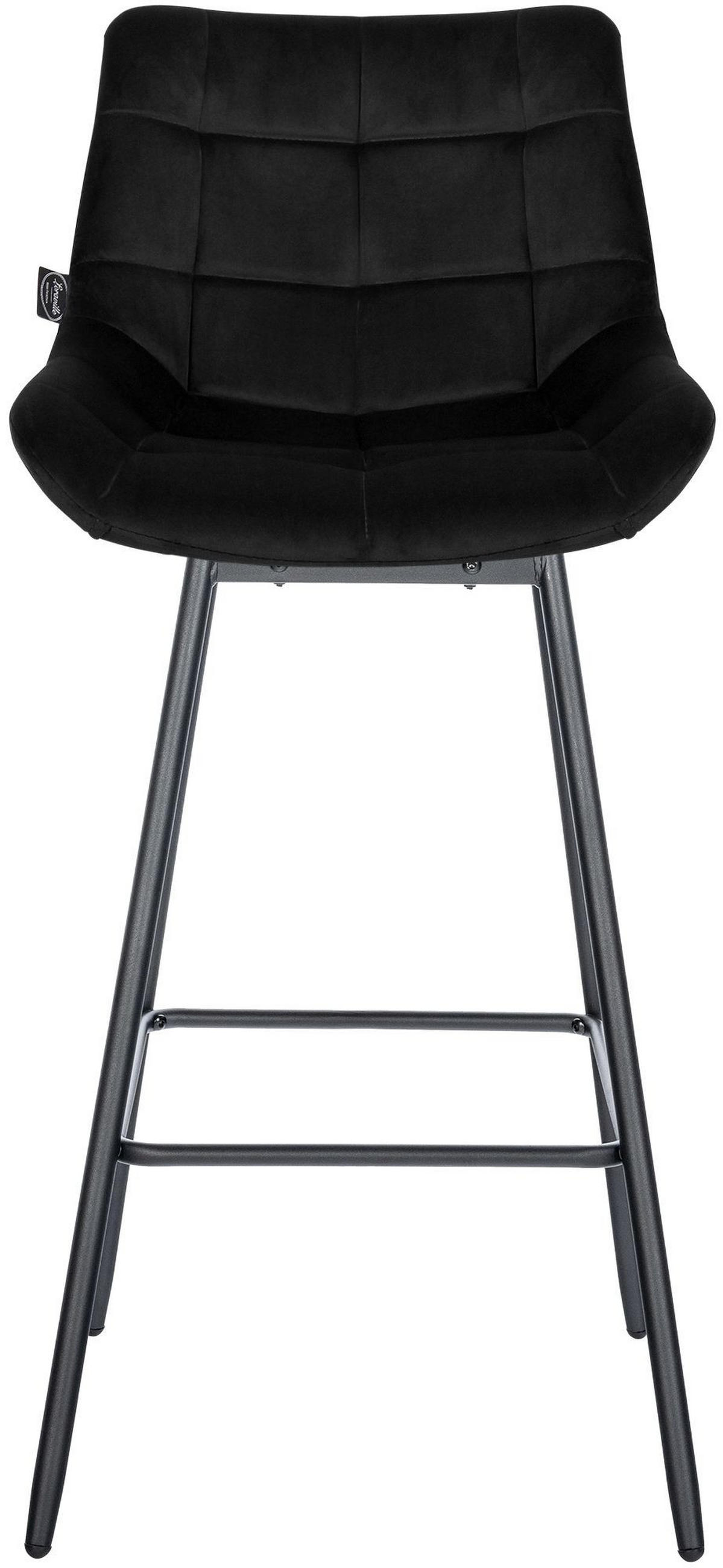 BARHOCKER Weston schwenkbar 105x49x56 cm schwarz - Schwarz, Metall (49/105/56cm) - furnicato
