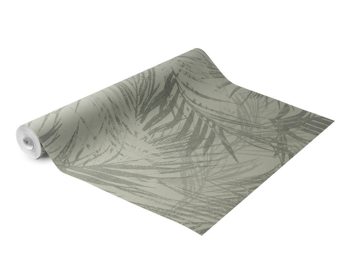 VLIESTAPETE Tropische Blätter - Grün, Papier/Kunststoff (52/1000cm) - Superfresco Easy
