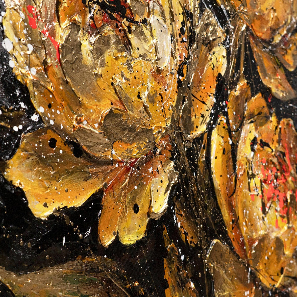 GEMÄLDE Samtiger Glanz Schattenfugenrahmen Weiß 140x100 cm - Weiß, Holz (140/100cm) - YS-art gallery