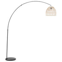 STEHLAMPE Guaviare 130/33/195 cm - Beige, Naturmaterialen (130/33/195cm) - Beliani