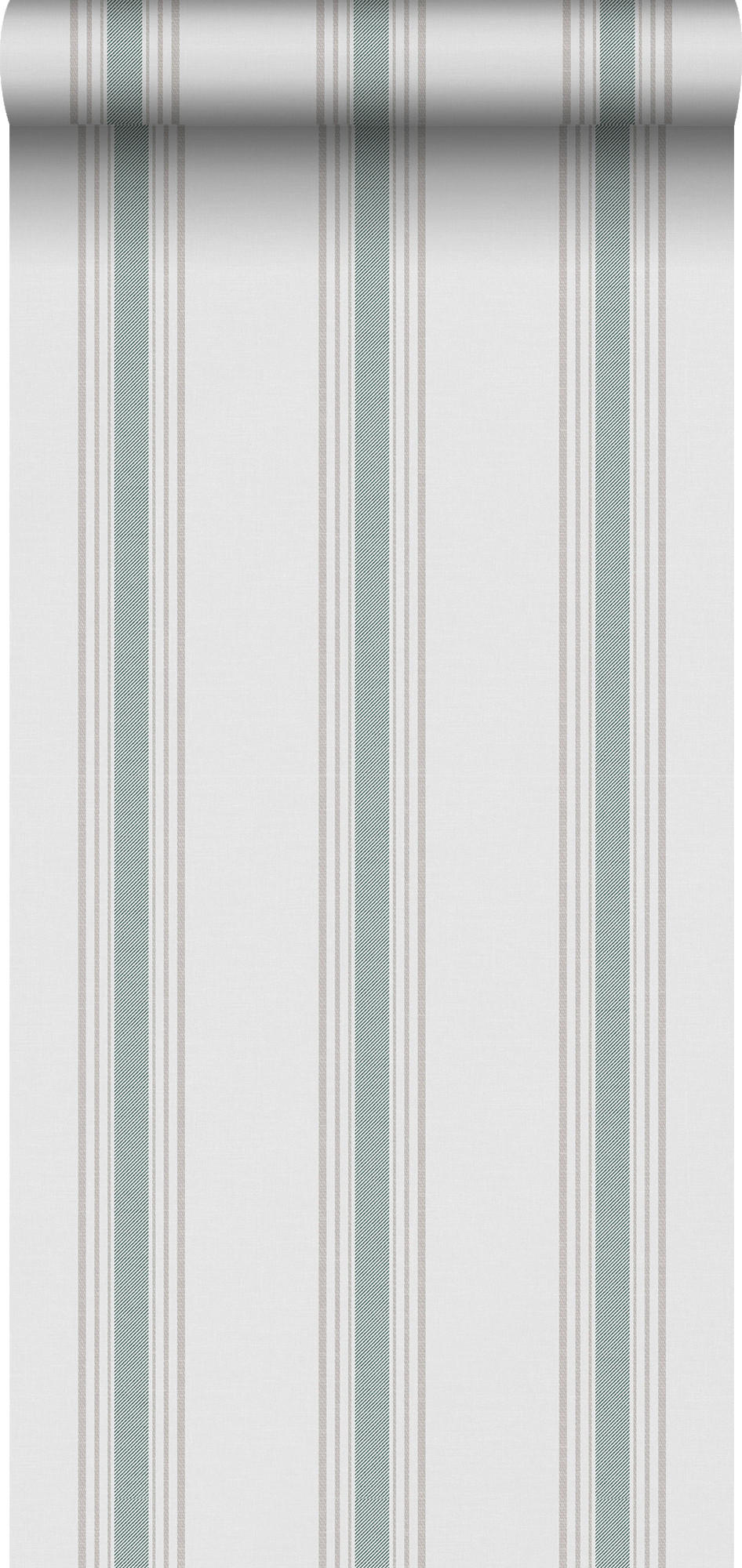 TAPETE Streifen 53 cm x 10.05 m - Grün, Papier (53/1000cm) - Sanders & Sanders