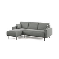 ECKSOFA Arthur - Grau, Textil (224/91cm) - Divani.store