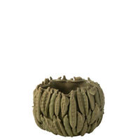 VASE POIS - Töpferei - Grün - Ø 33.5 cm - Grün, Keramik (31cm) - J-Line