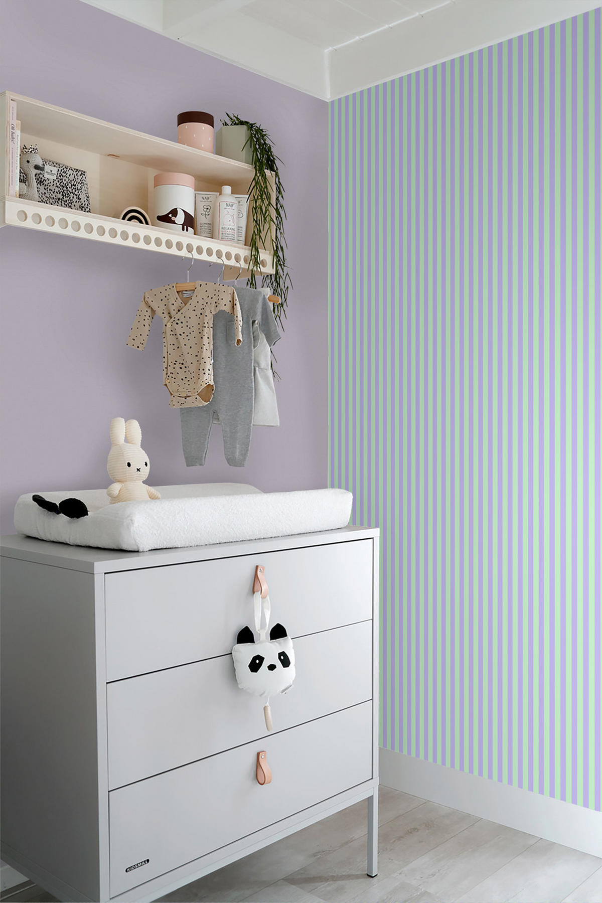 TAPETE Streifen 50 x 900 cm - Blau, Papier (50/900cm) - ESTAhome