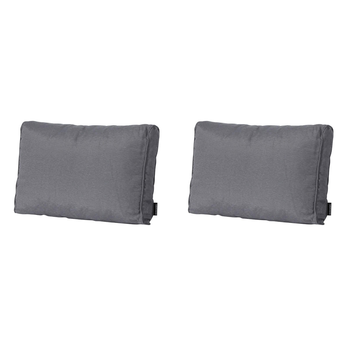 RÜCKENKISSEN Panama 40/60 cm 2er-Set - Grau, Textil (60/8/40cm) - Madison