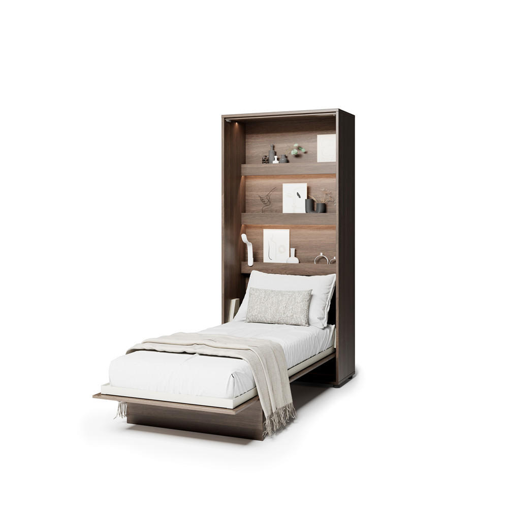 SCHRANKBETT BED CONCEPT BC-03 Matratze - Alteiche, Holzwerkstoff (90/200cm) - Meblini