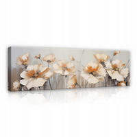 BILDER Abstrakt Blumen Modern Schlafzimmer 145x45 - Multicolor, Holzwerkstoff (145/45cm) - Wallarena