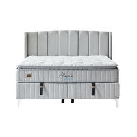 POLSTERBETTSET Alegra Master 120x200 Grau - Grau, Textil/Metall (120/200cm) - Villa Möbel