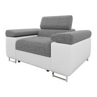 SESSEL Torezio - Weiß, Holz/Textil (134/90/102cm) - MIRJAN24