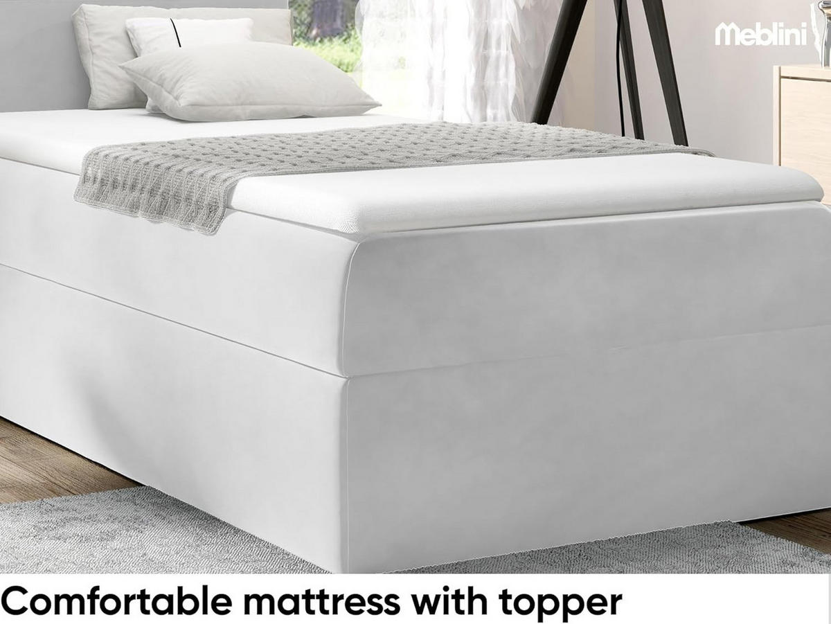 KINDERBETT MINO 1 - Hellgrau, Holzwerkstoff (104/208cm) - Meblini