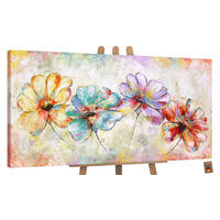 GEMÄLDE Sonnenaufgang auf Keilrahmen 100x50 cm - Multicolor, Holz (100/50cm) - YS-art gallery