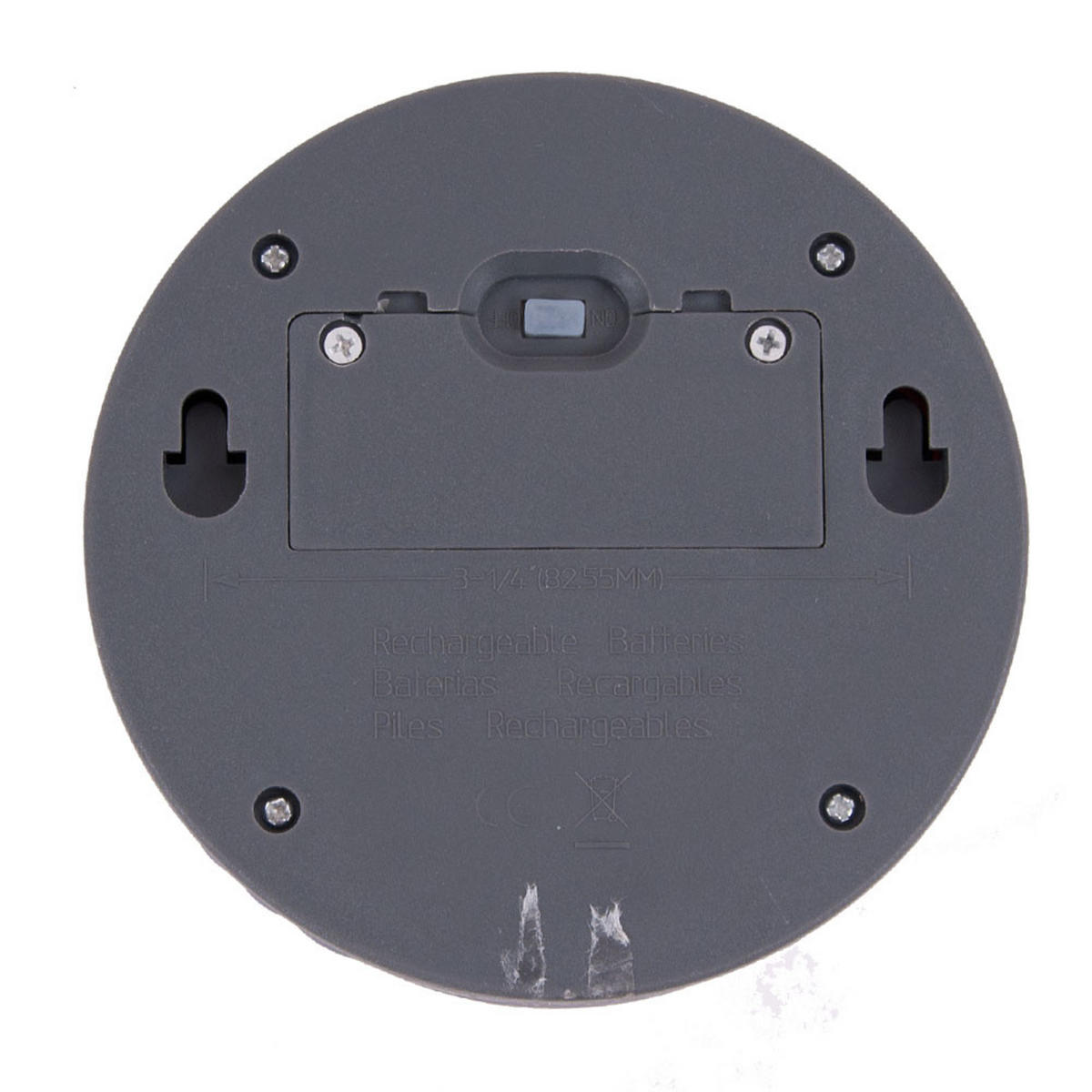 LED ZAUNLEUCHTE Kunststoff Grau - Grau, Kunststoff (4/4/4cm)