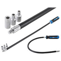 SCHLAUCHKLEMMEN-SCHRAUBENDREHER-SET, 1/4", 500 mm - Multicolor, Kunststoff (705/100/100cm) - BGS technic