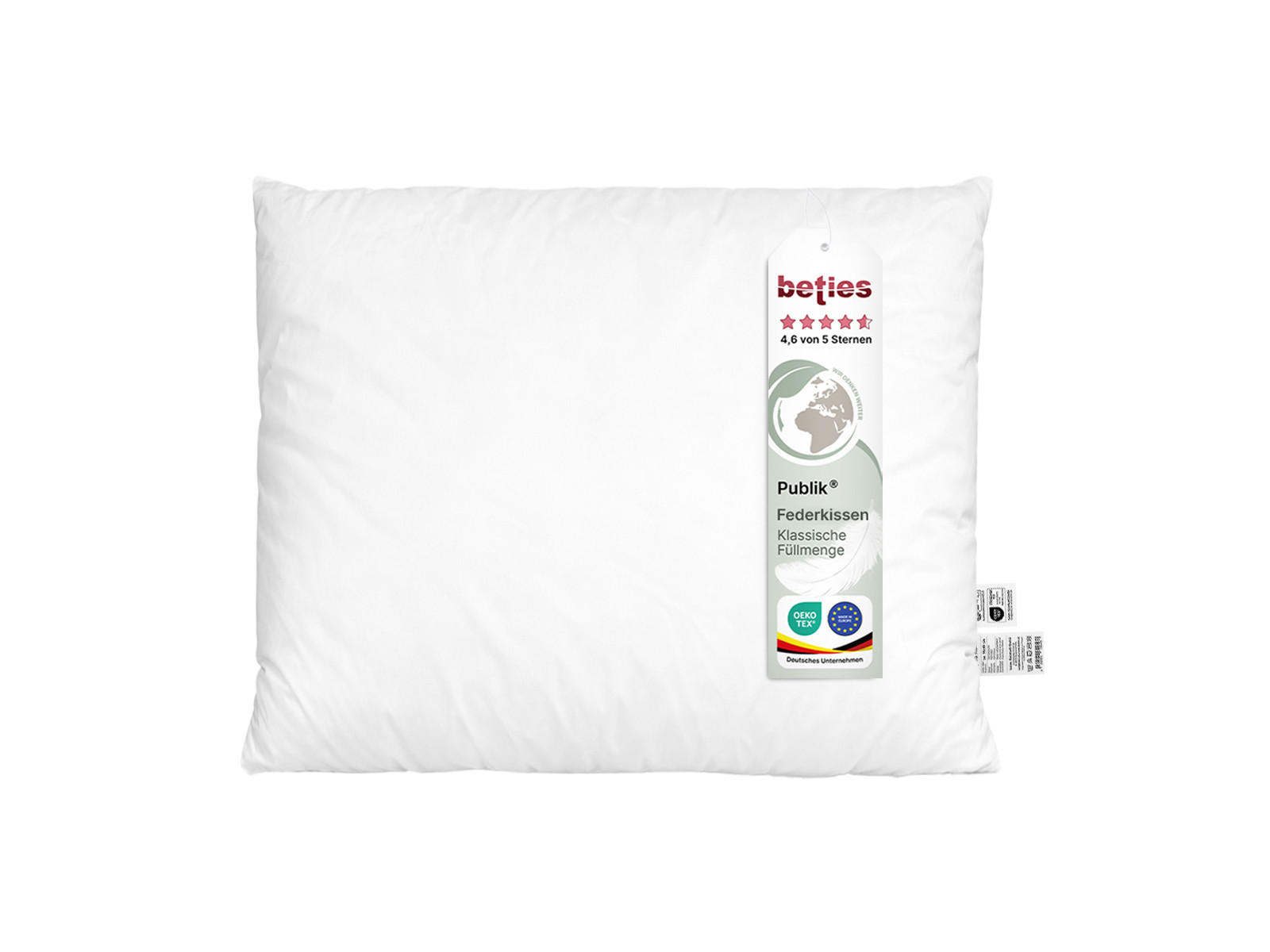 beties Heimtextil Federkissen Creme 40x50 cm