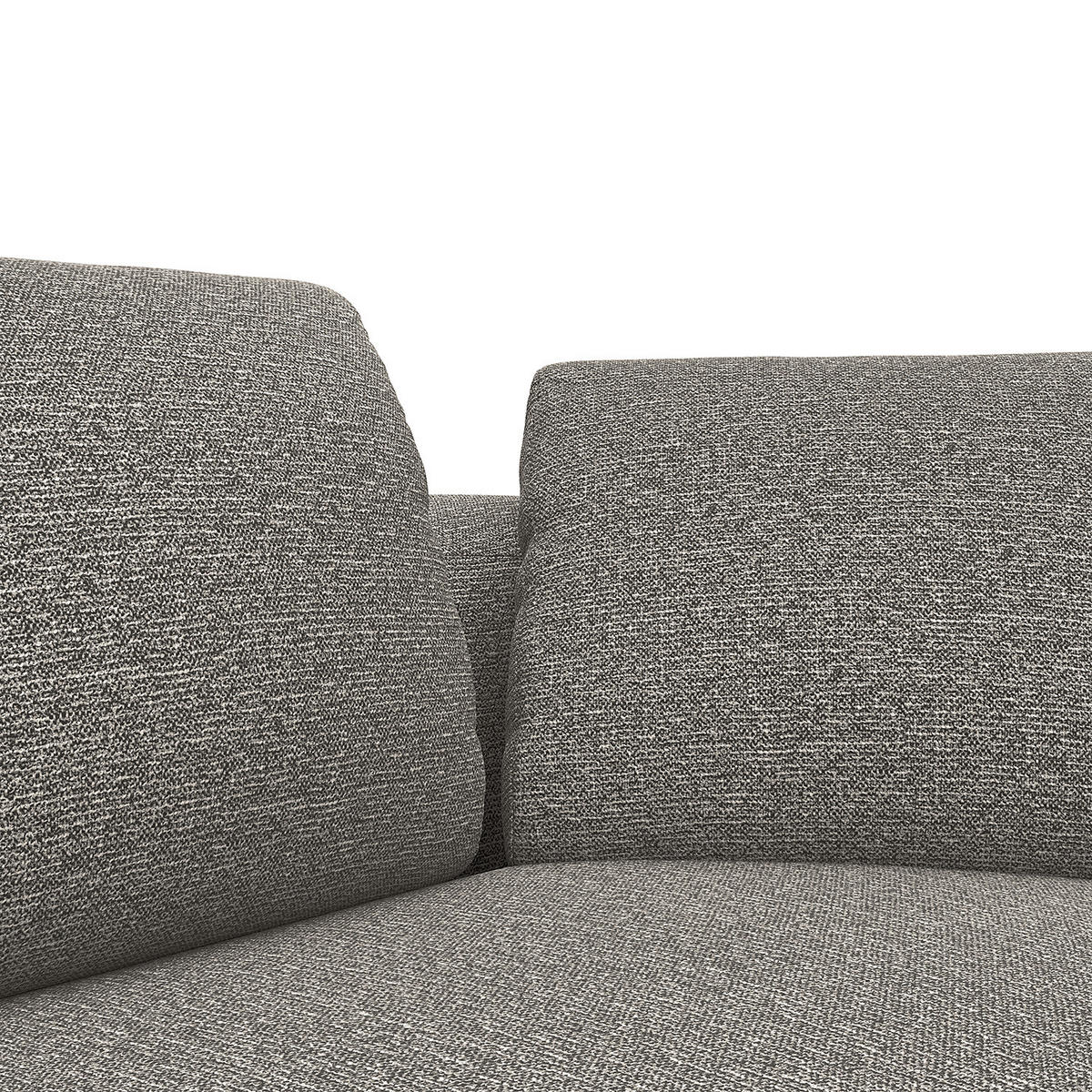 3-SITZER SOFA - Dunkelgrau, Textil (217/74/102cm) - home24