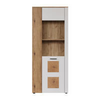 VITRINE Vitoria Weiß - Weiß, Holzwerkstoff (80/195/42cm) - Trendteam
