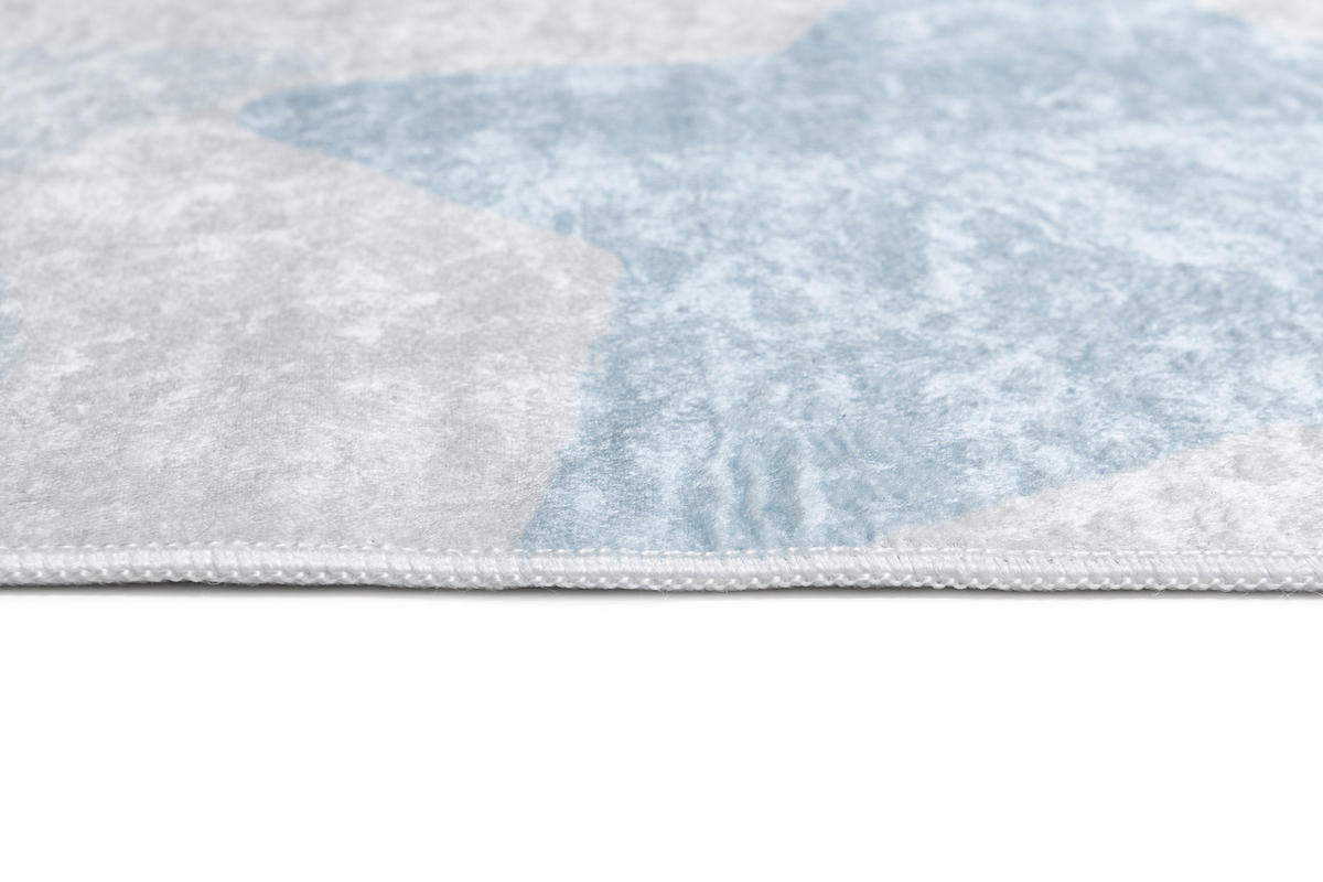 TEPPICH EMMA Blau 80/150 cm - Blau, Kunststoff (80/150cm) - Tapiso