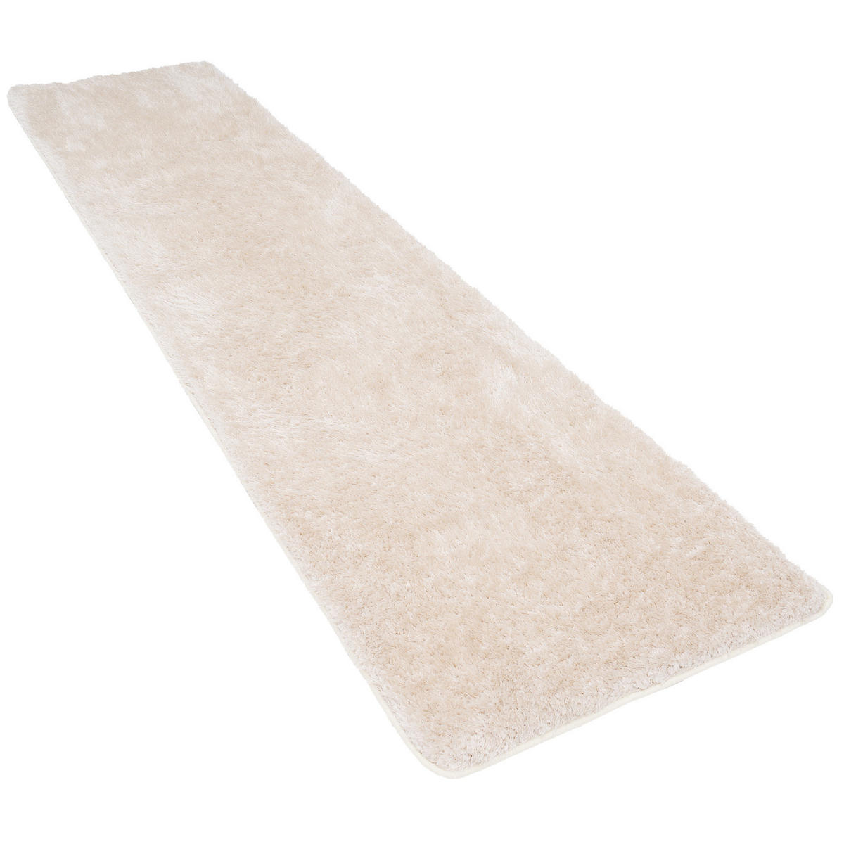 HOCHFLOR SHAGGY TEPPICH FEELING MIX LÄUFER - Beige, Textil (80/400cm) - Snapstyle