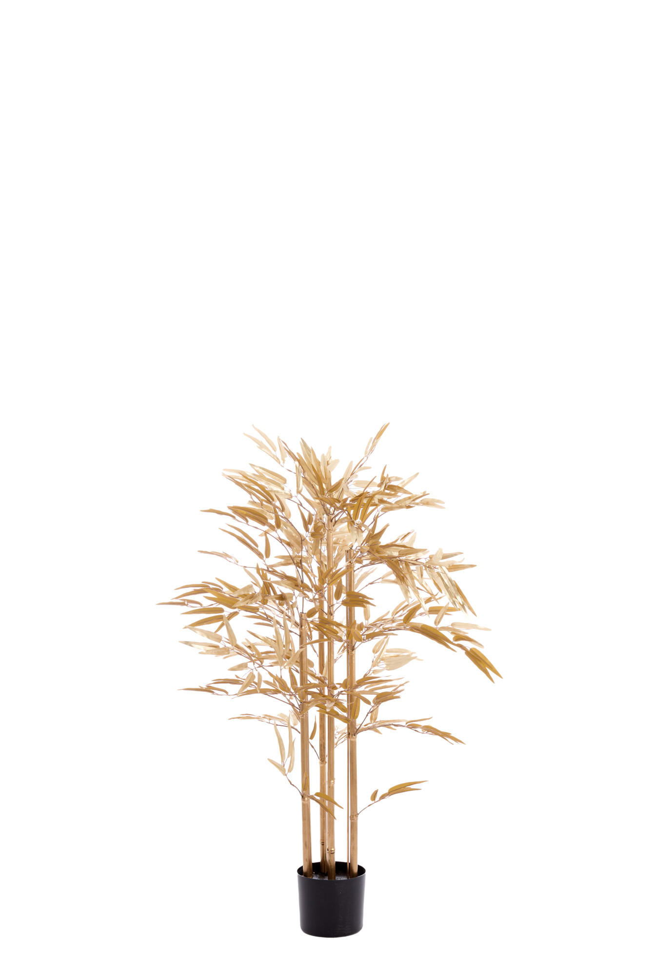 TOPF Bambus Gold 120/70/120 cm - Goldfarben, Kunststoff (120cm) - Light & Living