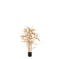 TOPF Bambus Gold 120/70/120 cm - Goldfarben, Kunststoff (120cm) - Light & Living