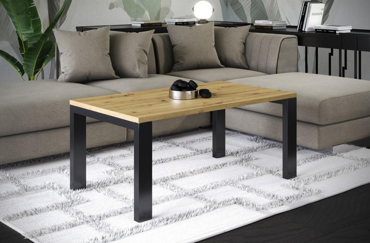 COUCHTISCH Garold - Eiche Artisan, Holzwerkstoff (130/80/55cm) - Endo-Moebel