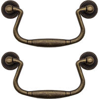 MÖBELGRIFF Bronze 2er-Set - Orange, Metall (5/5/9.9cm)
