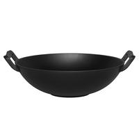 WOK Gusseisen Ø 30 cm - Schwarz, Metall (30cm)
