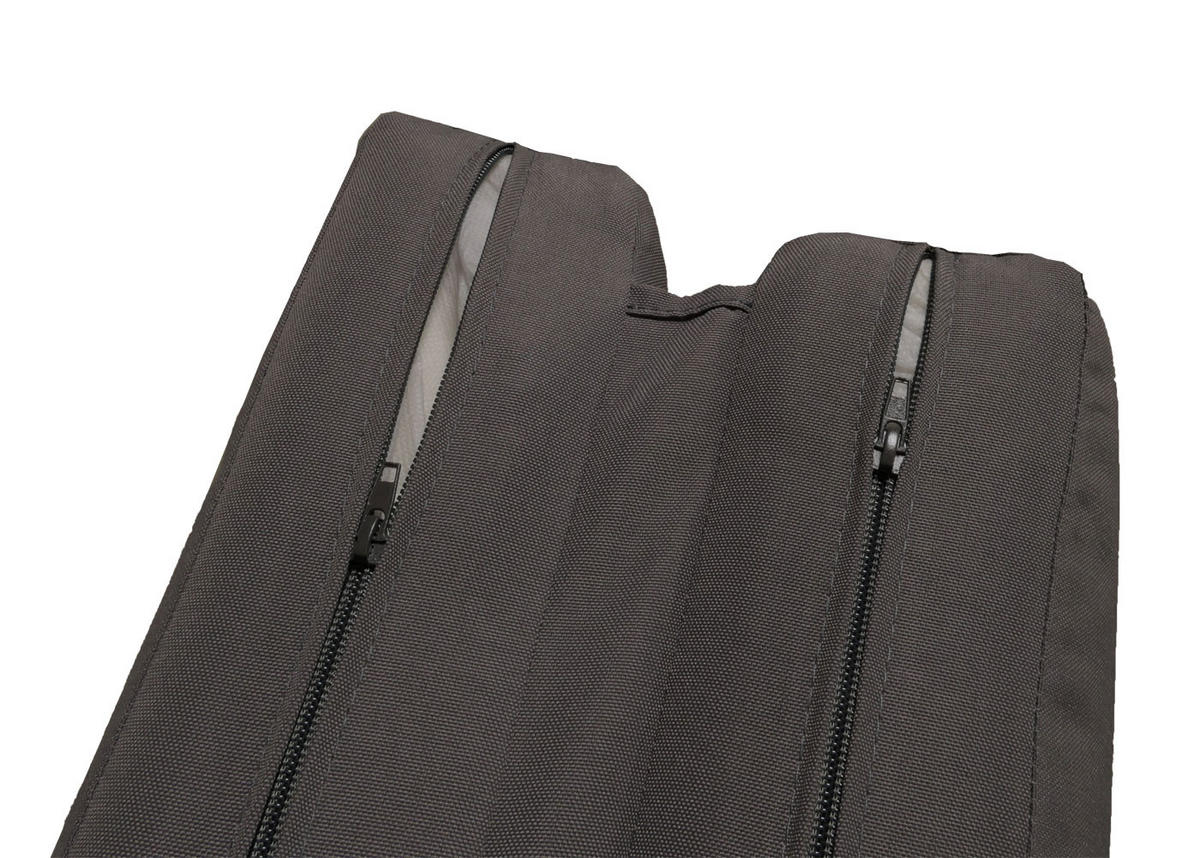 LOUNGE-GARTENLIEGE Anthrazit - Anthrazit, Textil (200/200/200cm) - MCW