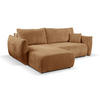 ECKSOFA HALLORA - Dunkelgelb (Tilia 56) - Dunkelgelb, Holzwerkstoff (257/177cm) - Möblo