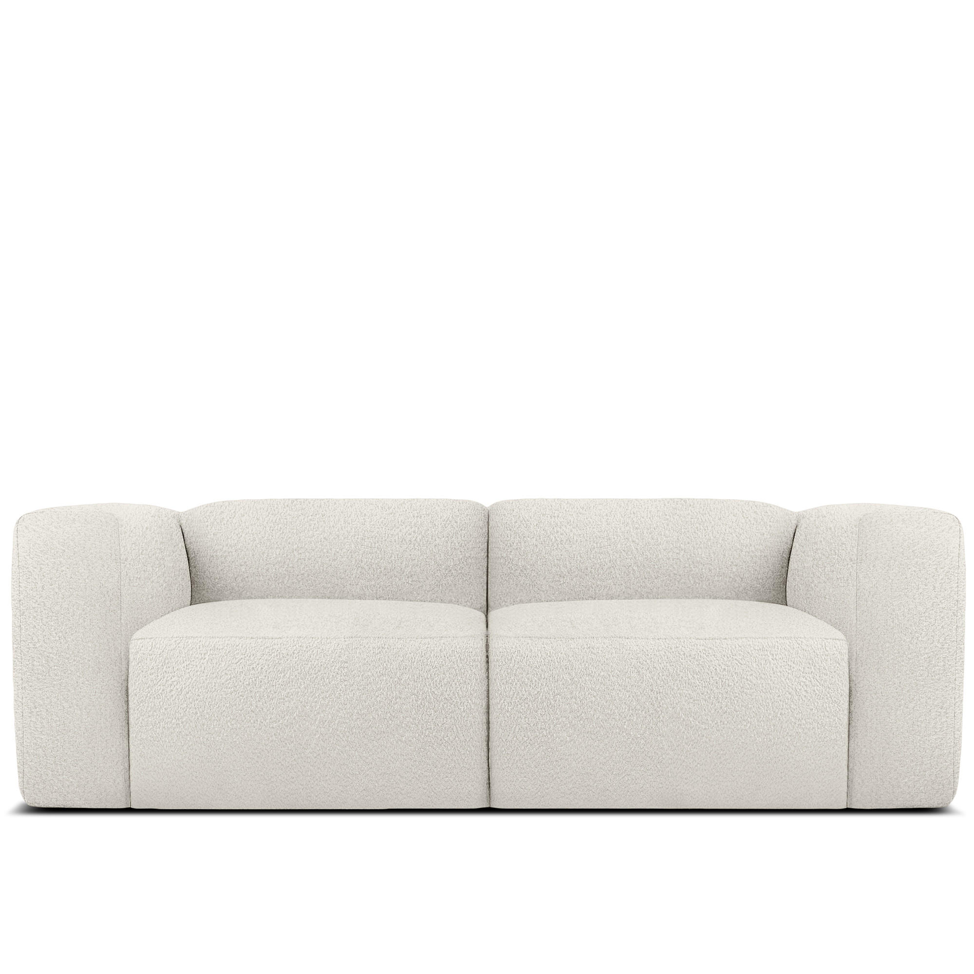 2-SITZER SOFA BUFFO, Weiß - Weiß, Holz/Holzwerkstoff (210/73/96cm) - KONSIMO®