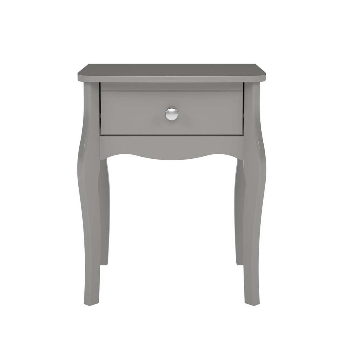 NACHTTISCH 2er-SET Baroque Grau lackiert 45/35/55 cm - Grau, Holzwerkstoff (45/55/35cm) - ebuy24