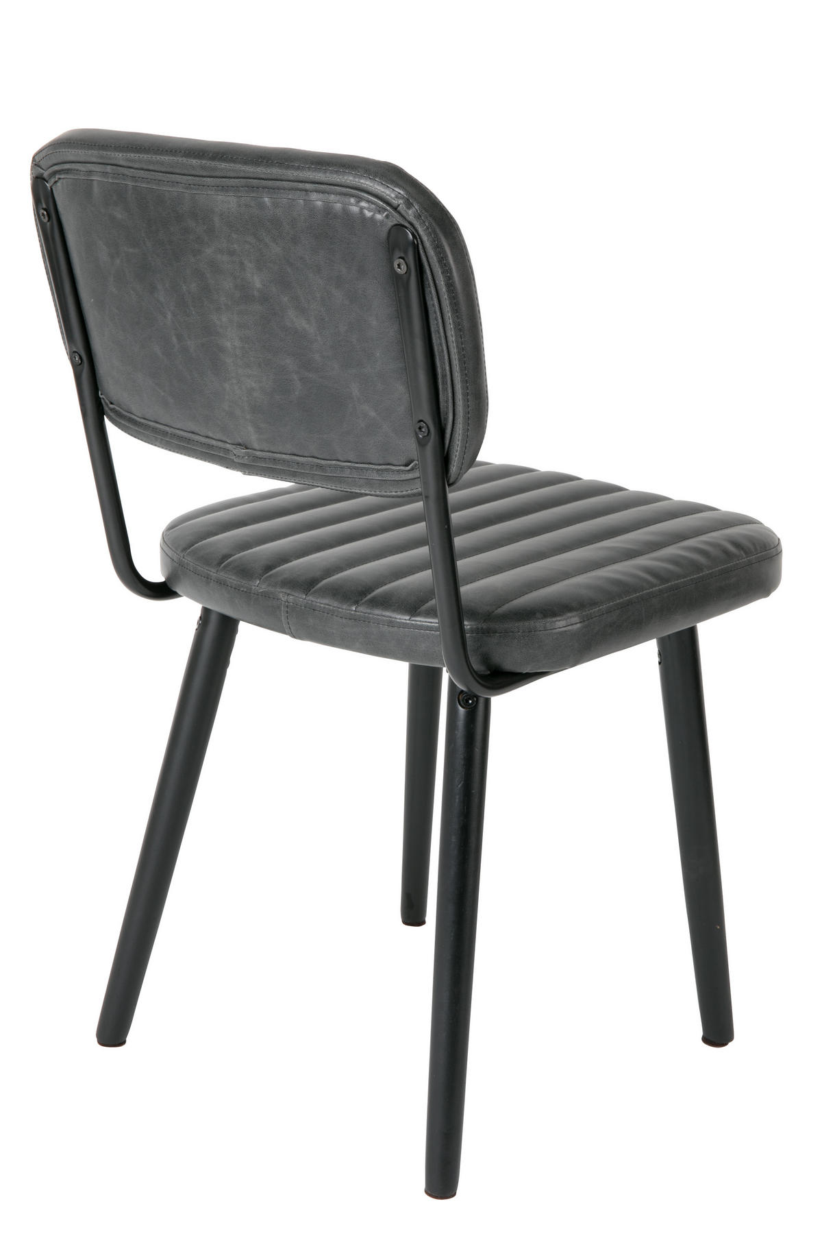 ESSZIMMERSTUHL Jake - Schwarz - 58/46/81 cm - Schwarz, Textil (46/81/58cm)