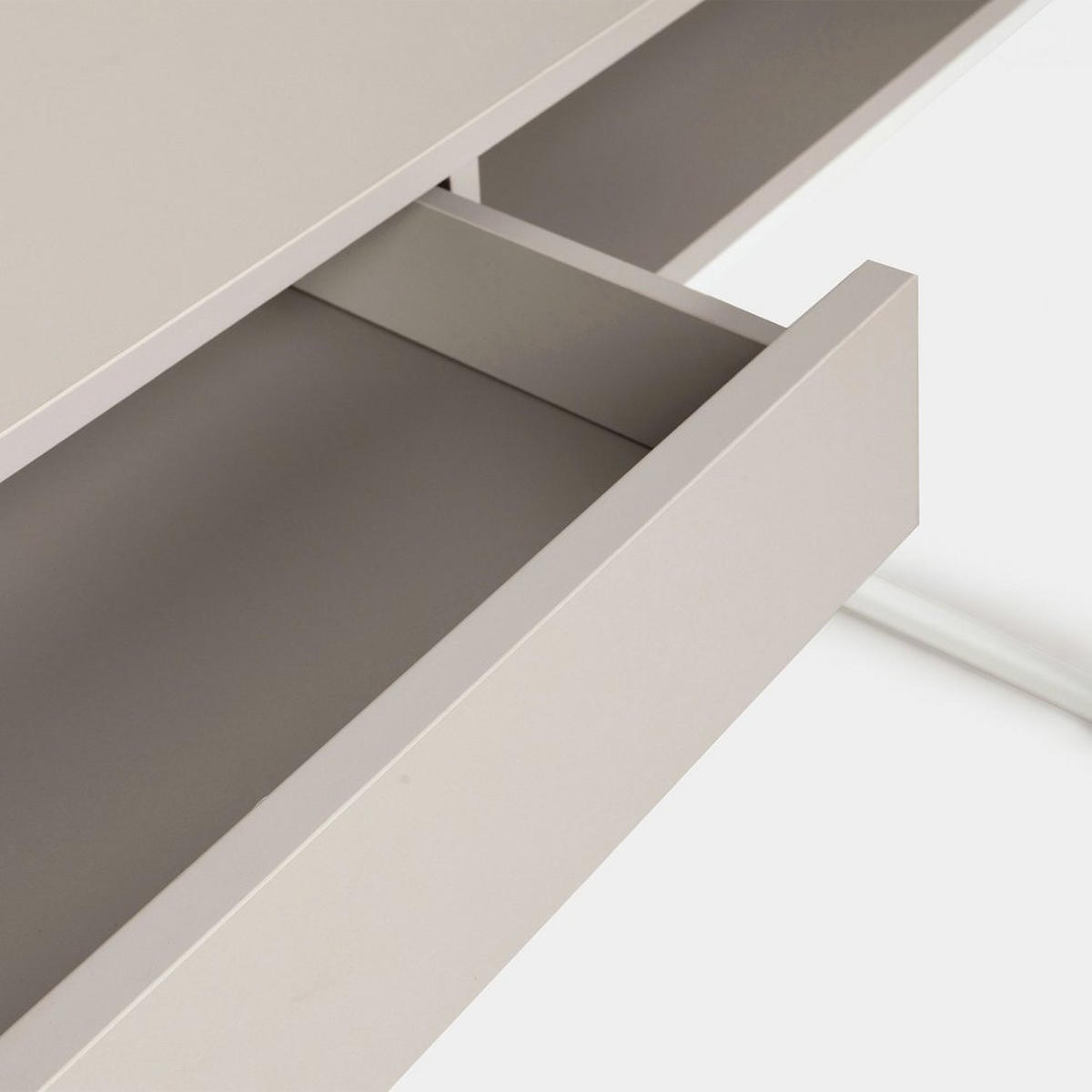SCHREIBTISCH Aidan Grau 120 cm x 78 cm - Grau, Holzwerkstoff (50/120/78cm) - Klast Home