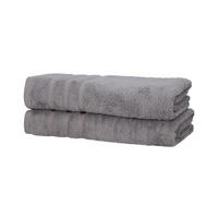 DUSCHTÜCHER 70x140 cm 450g/m2 im 2er Set, Duschtuch Grau - Grau, Textil (70/140cm) - Carpe Sonno