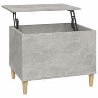 COUCHTISCH Betongrau 60x44,5x45 cm Holzwerkstoff - Grau, Holzwerkstoff (60/44.5/45cm) - furnicato