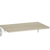 ZIDNI sklopivi stol 60/40 cm hrast boje od drva i metala za uštedu prostora - boje hrasta, drvni materijal (60/40/16cm) - OKWISH