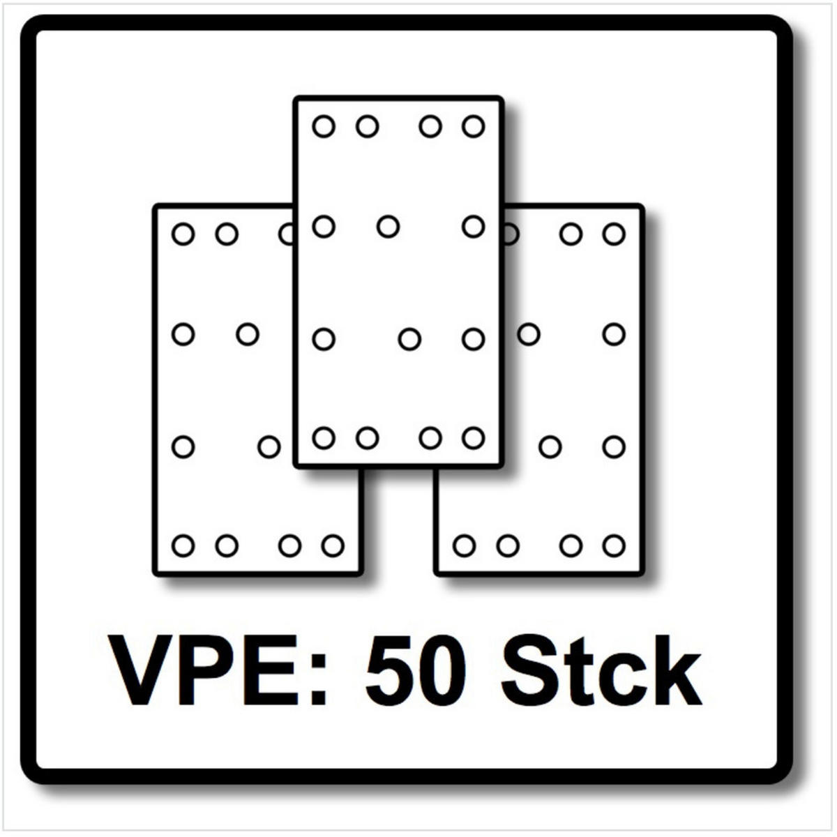 FESTOOL Granat Schleifstreifen STF 80x133 P 80 GR 50 ( 497119 ) - Multicolor, Kunststoff (15.5/80/7.5cm) - Festool