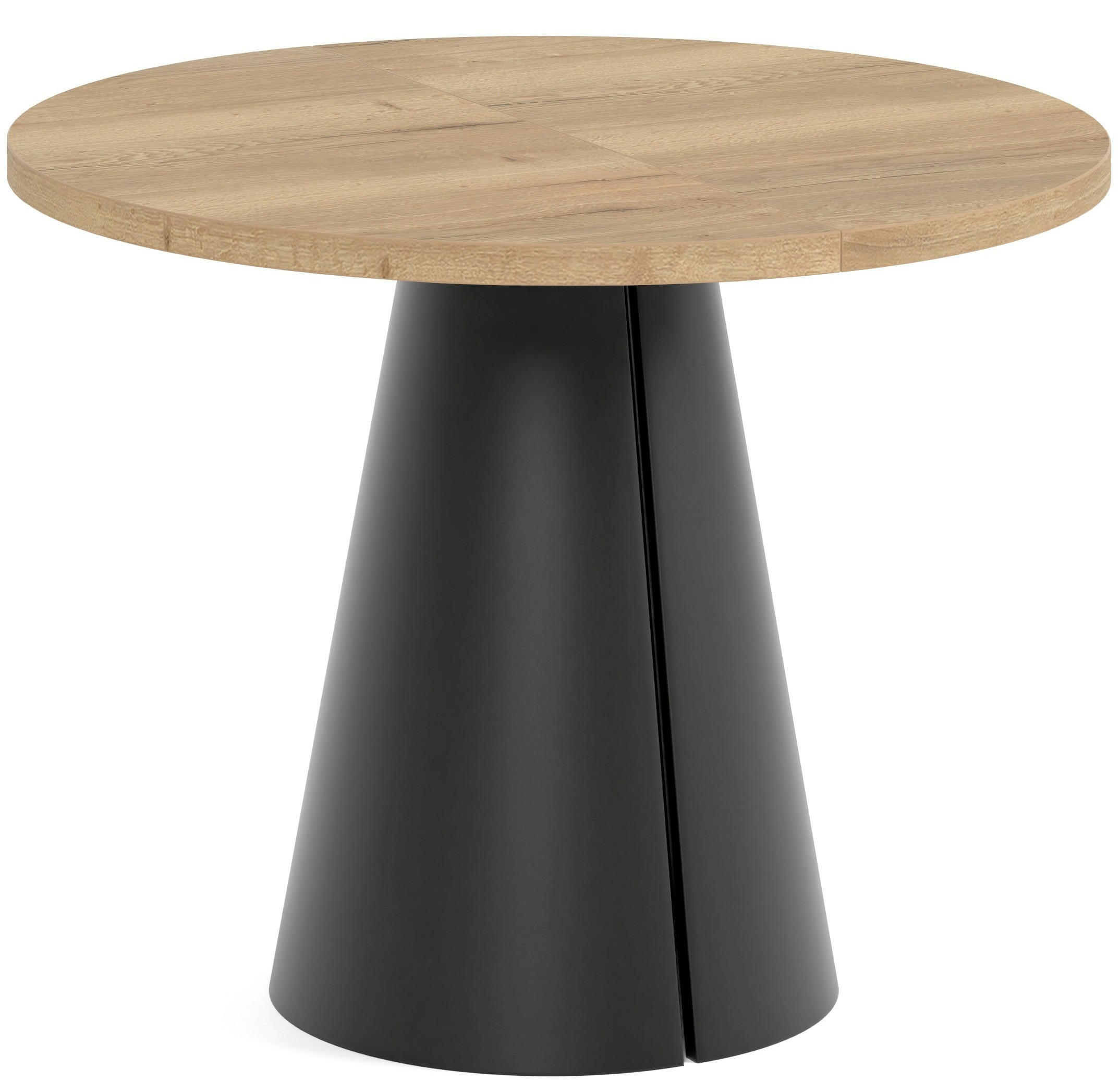 TISCH Schwarz ALMA Ausziehbar 100/176 cm - Schwarz, Holzwerkstoff (2/100/76cm) - Sepro Meble