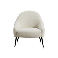 SESSEL mit gerader Rückenlehne - 1 Person - Stoff - Beige - - Beige, Textil (73.5/80/83cm) - Vente-Unique