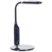 SCHREIBTISCHLAMPE Cygnus 18/21/38 cm - Schwarz, Kunststoff (18/21/38cm) - Beliani