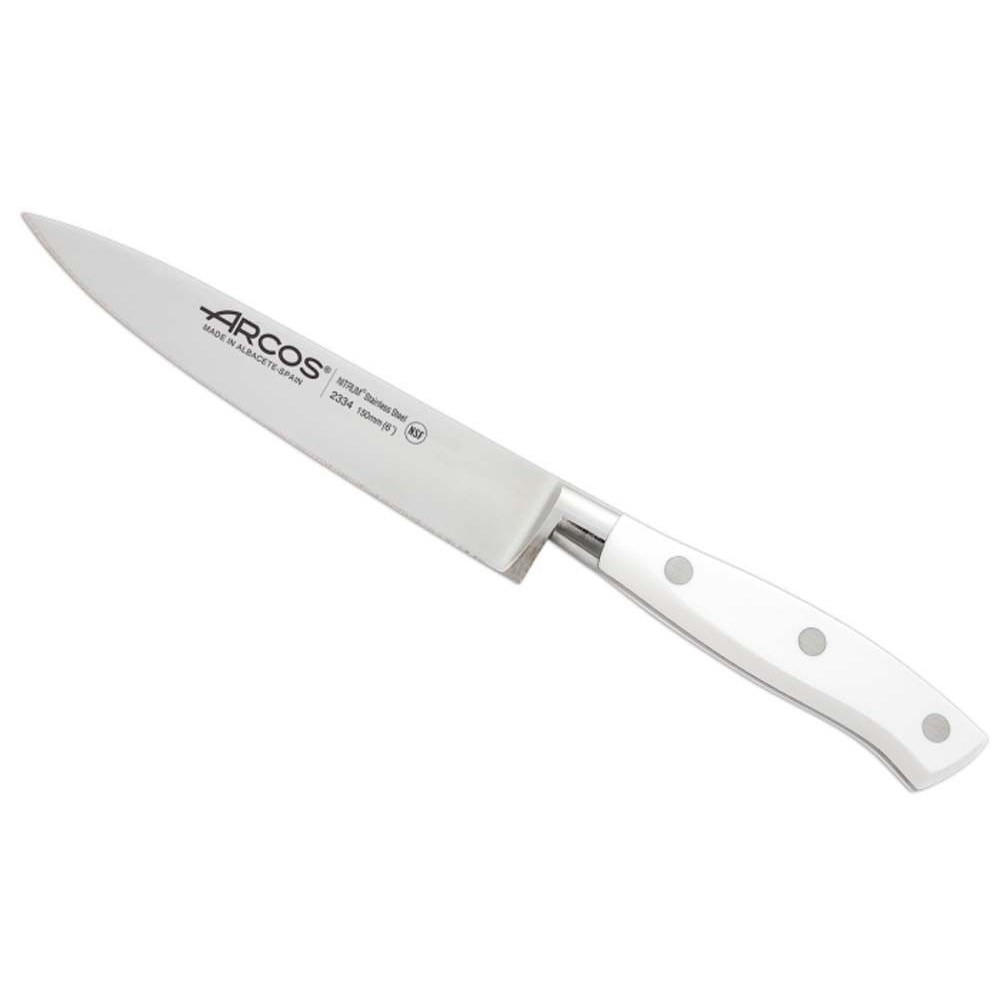KOCHMESSER Weiß 27.3/4/27.3 cm 233424 - Weiß, Metall (27.3cm) - Arcos