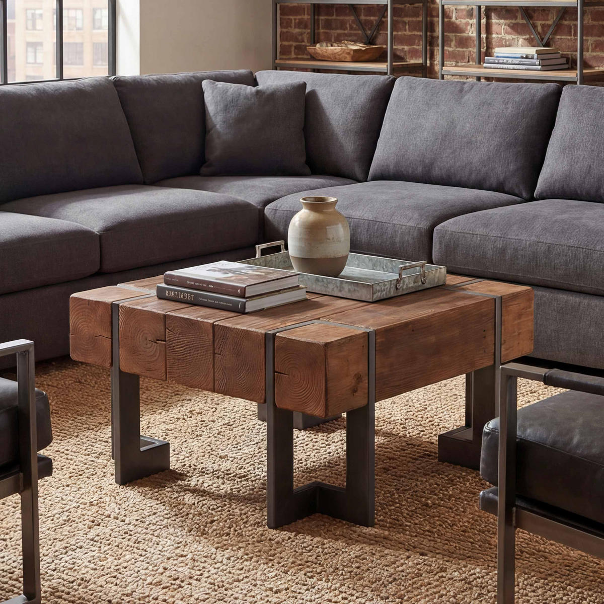 COUCHTISCH quadrat Dunkelbraun - Dunkelbraun, Holz (70/70/40cm) - MCW