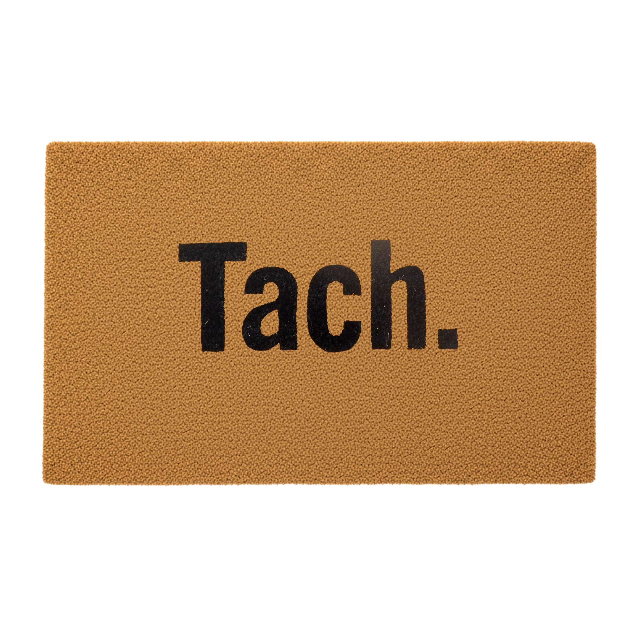 FUSSMATTE - Hellbraun, Kunststoff/Textil (80/50cm) - Relaxdays