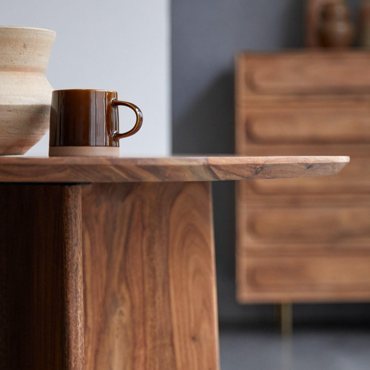 TISCH Anja Braun aus Palisander - Braun, Holz (91/91/76cm) - Tikamoon