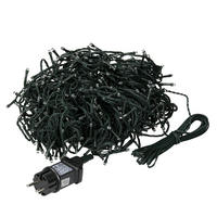 LED CLUSTER LICHTERKETTE 36m 480 LEDs Kaltweiß - Dunkelgrün, Kunststoff (3900cm) - ECD-Germany