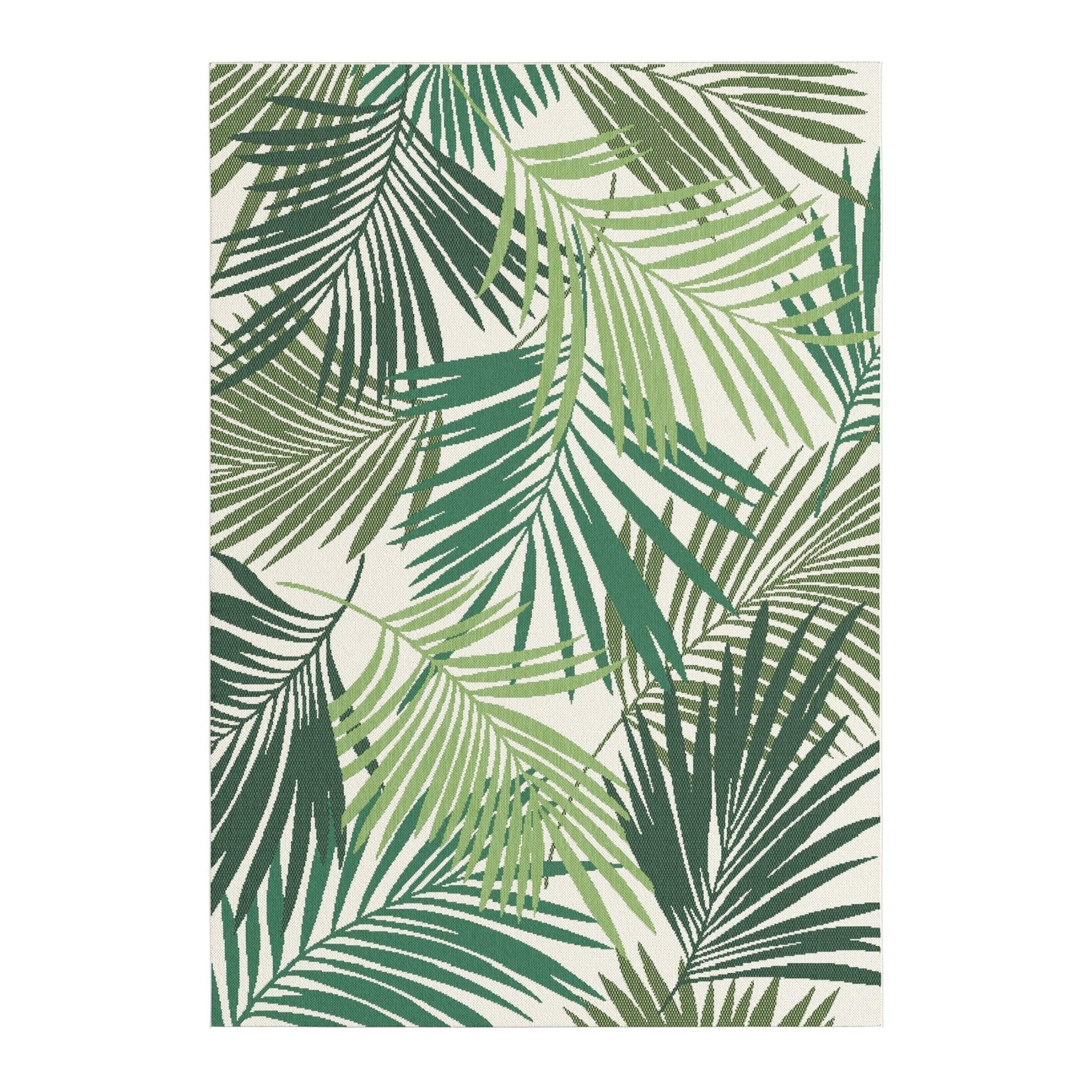 TEPPICH Design Innen- und Außenbereich grün - Grün, Textil (120/170cm) - AFK Living